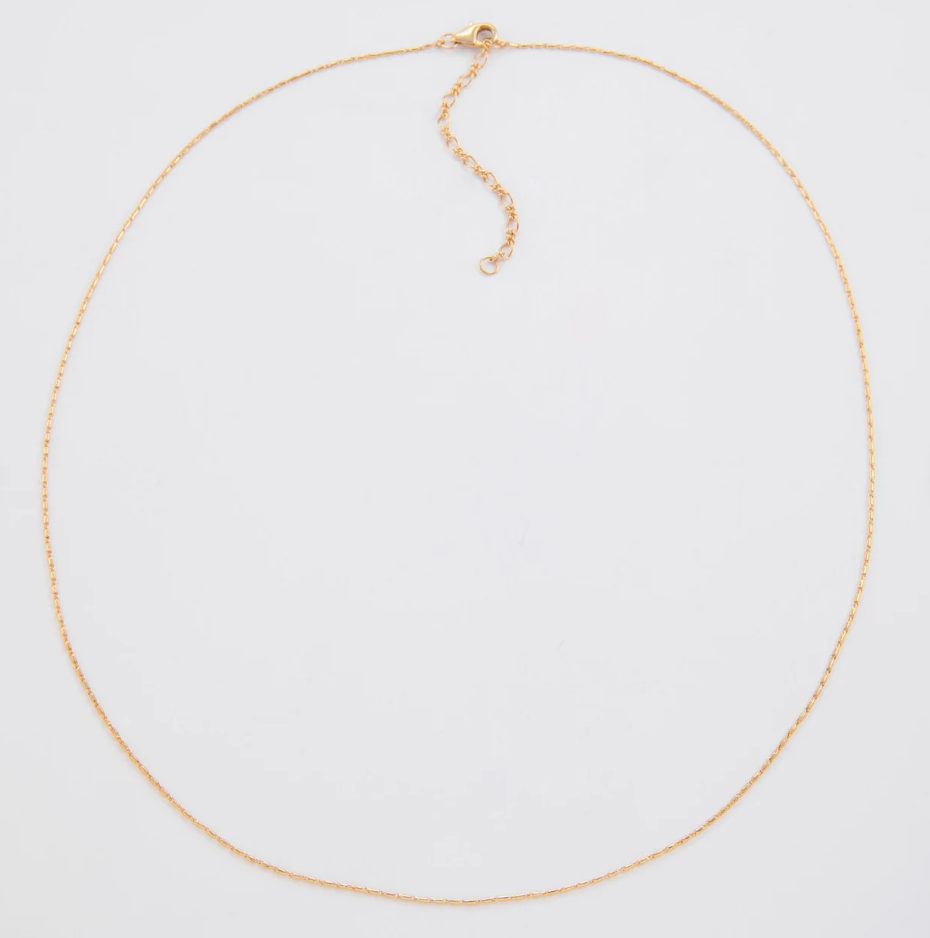 Trendy 14K Plated Gold Chain Necklaces – Herringbone, Ball Chain & Dainty Loop