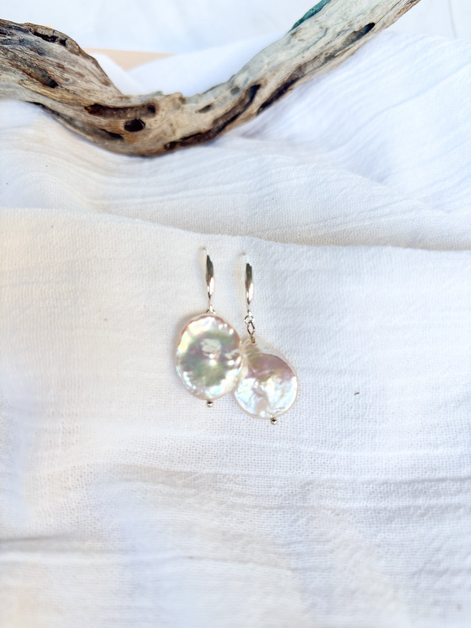 Elegant Sterling silver hooks with Freshwater Pearls - Beadsmith