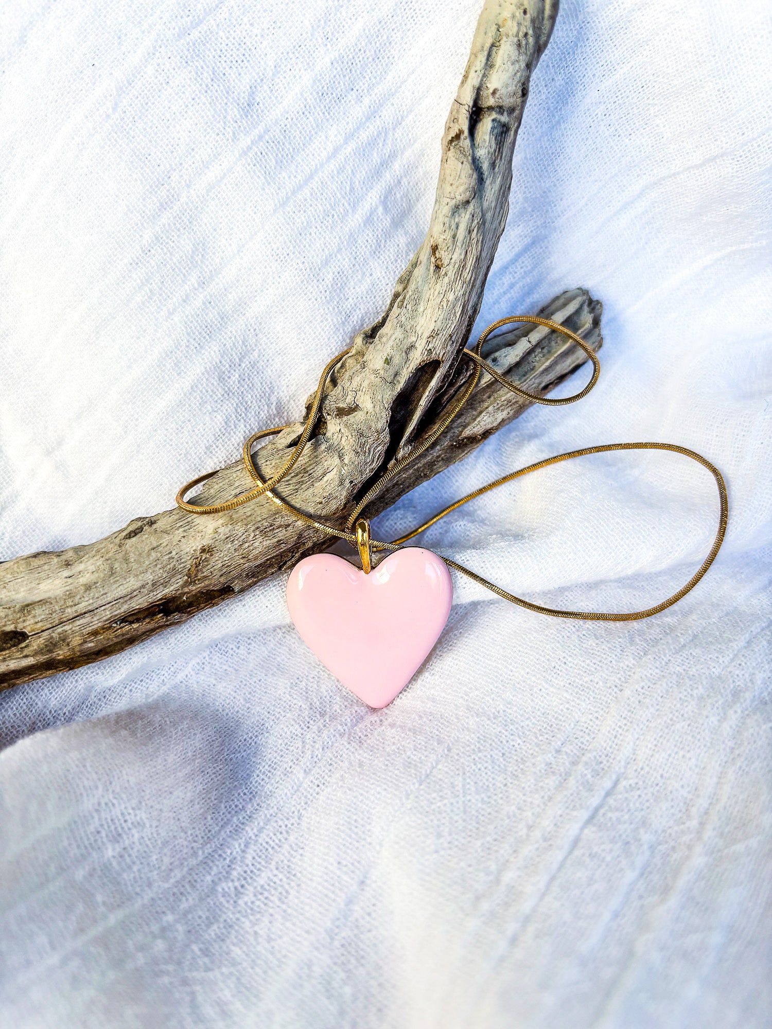 Baby Pink Gold Plated Heart - Beadsmith
