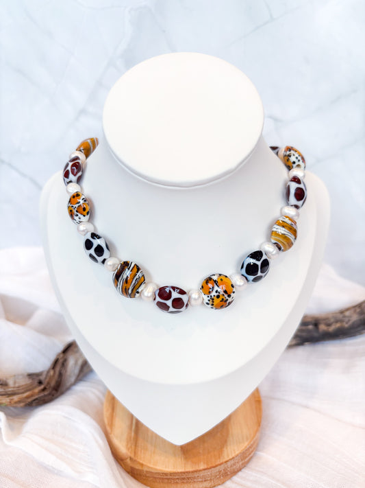 Animal Inspired Handmade Beaded Necklace - Beadsmith